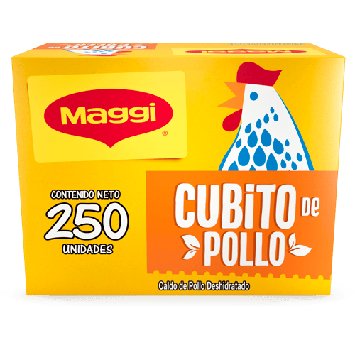 MAGGI® Caldo de Pollo Deshidratado 250 Cubitos