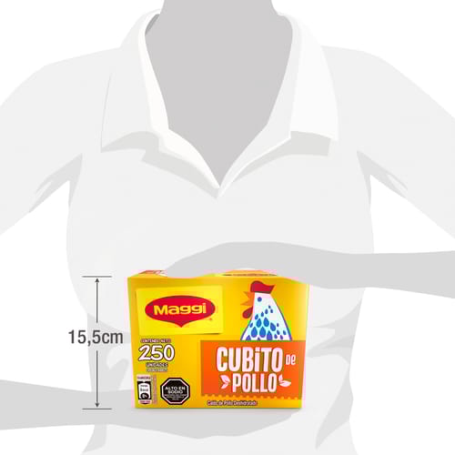 MAGGI® Caldo de Pollo Deshidratado 250 Cubitos