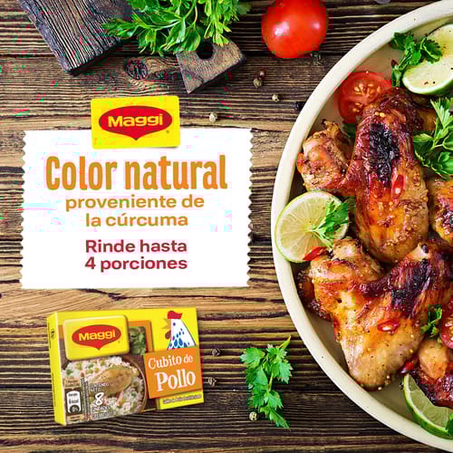 MAGGI® Caldo de Pollo Deshidratado 8 Cubitos MAGGI® Caldo de Pollo Deshidratado 8 Cubitos