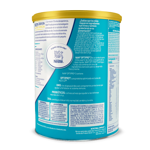 NAN® OPTIPRO 3 Fórmula Infantil de Crecimiento a partir de los 24 Meses 800 g NAN® OPTIPRO 3 Fórmula Infantil de Crecimiento a partir de los 24 Meses 800 g