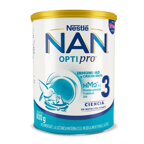 NAN® OPTIPRO 3 Fórmula Infantil de Crecimiento a partir de los 24 Meses 800 g
