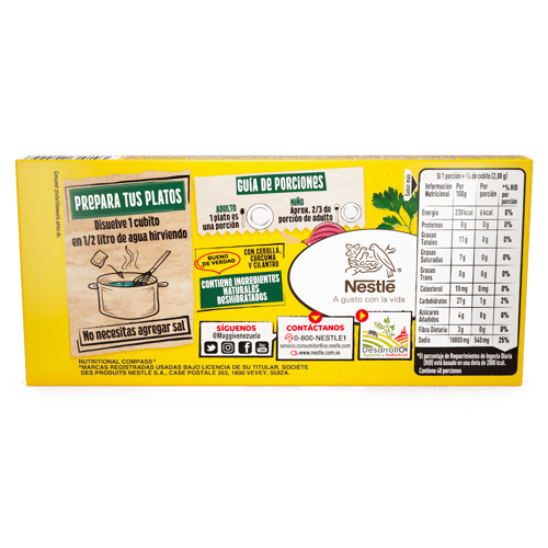 MAGGI® Caldo de Pollo Deshidratado 12 Cubitos