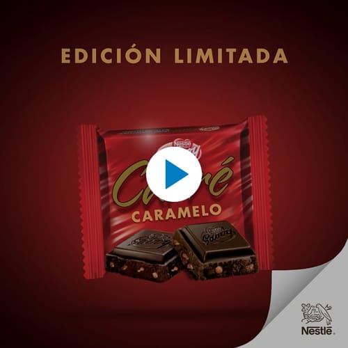 SAVOY® CARRÉ Oscuro Caramelo Display 10 Unidades de 100 g