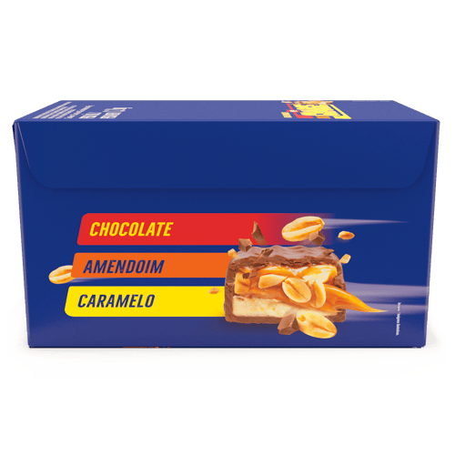 CHARGE® Bombón Relleno con Maní Caramelizado Display 30 Unidades de 40 g