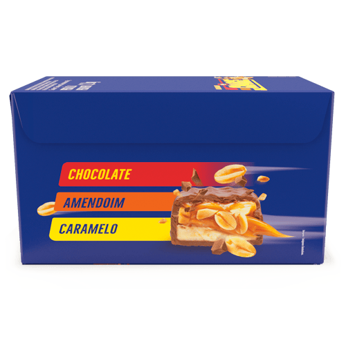 CHARGE® Bombón Relleno con Maní Caramelizado Display 30 Unidades de 40 g