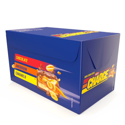 CHARGE® Bombón Relleno con Maní Caramelizado Display 30 Unidades de 40 g