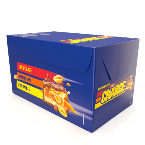 CHARGE® Bombón Relleno con Maní Caramelizado Display 30 Unidades de 40 g