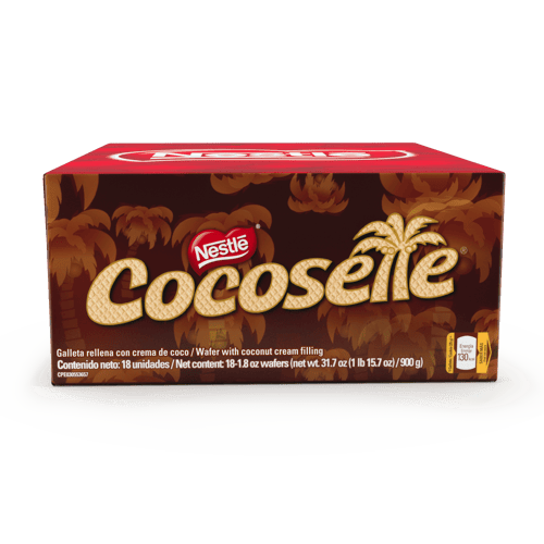 COCOSETTE® Maxi Galleta Rellena de Crema de Coco Display 18 Unidades de 50 g COCOSETTE® Maxi Galleta Rellena de Crema de Coco Display 18 Unidades de 50 g