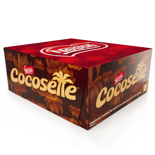 COCOSETTE® Maxi Galleta Rellena de Crema de Coco Display 18 Unidades de 50 g