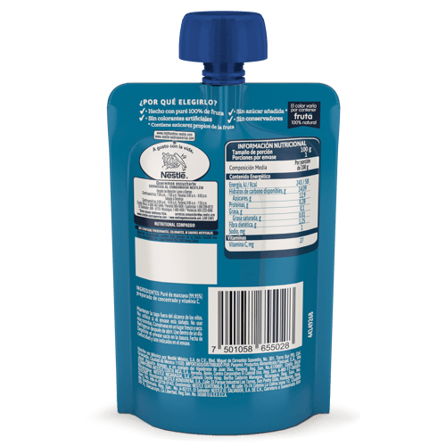 GERBER® Compota de Manzana en Pouch 100 g