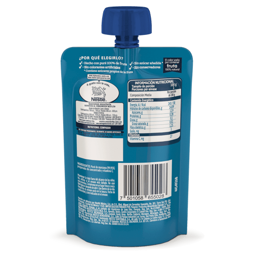 GERBER® Compota de Manzana en Pouch 100 g