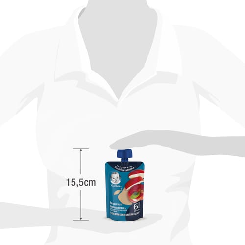 GERBER® Compota de Manzana en Pouch 100 g