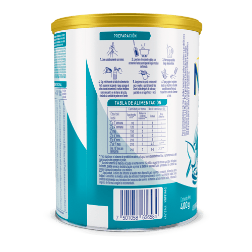 NAN® Optipro 1 Fórmula Infantil de 0 – 6 meses 400 g