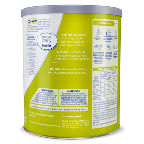 NAN® Soya Fórmula Infantil en Polvo para Lactantes desde el Nacimiento 400 g