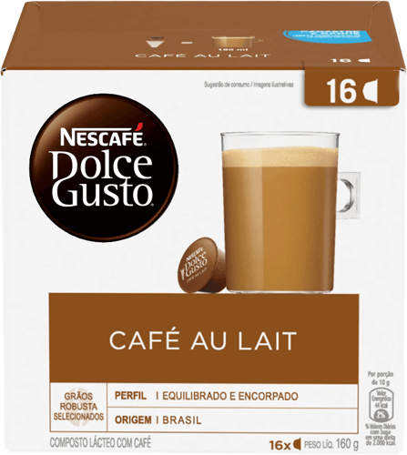 NESCAFÉ® DOLCE GUSTO Café Au Lait 16 cápsulas
