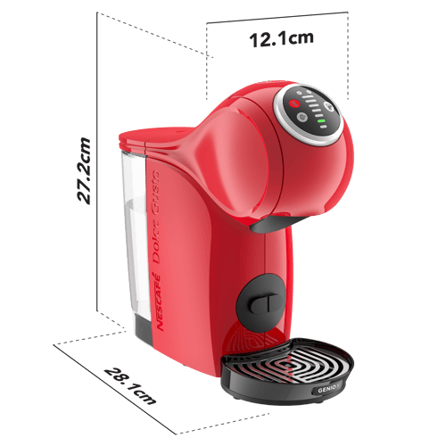 NESCAFÉ® DOLCE GUSTO Máquina Genio S Plus Red para Bebidas y Café 3,5 kg