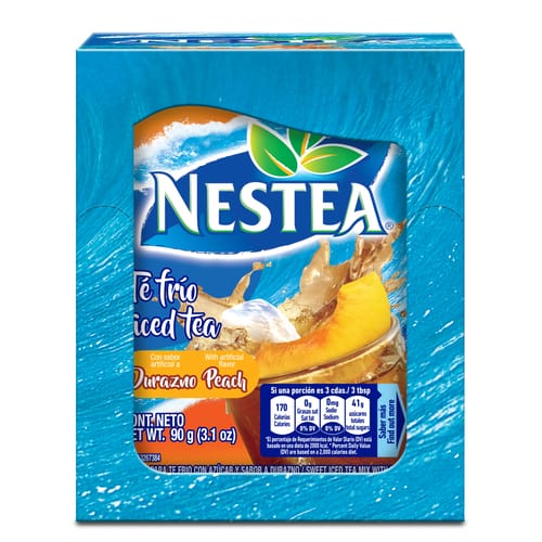 NESTEA® Durazno Bebida en Polvo Display 12 Sobres de 90 g