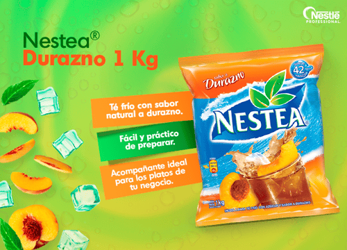NESTEA® Durazno Bebida en Polvo Display 12 Sobres de 90 g