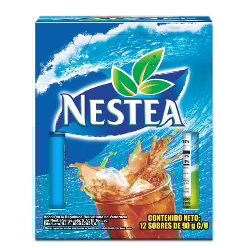 NESTEA® Limón Bebida en Polvo Display 12 Sobres de 90 g