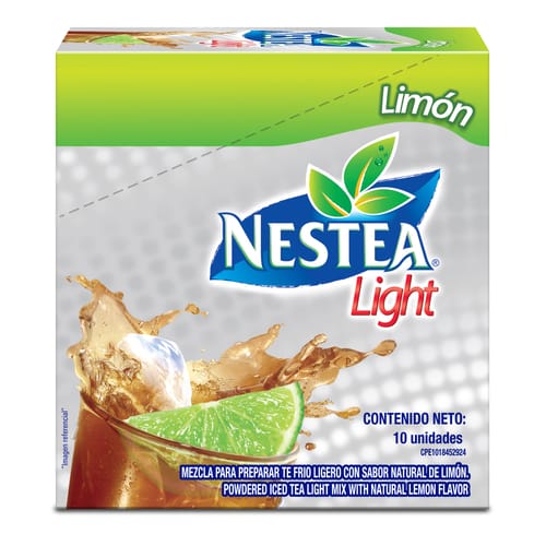 NESTEA® Limón Light Bebida en Polvo Display 10 Sobres de 55 g