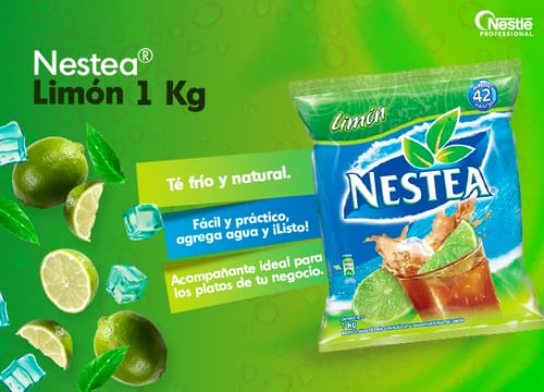 NESTEA® Bebida en Polvo Sabor a Limón Bolsa 1 kg NESTEA® Bebida en Polvo Sabor a Limón Bolsa 1 kg