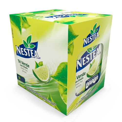 NESTEA® Té Verde con Limón Bebida en Polvo Display 10 Sobres de 48 g