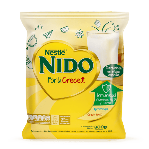 NIDO® Forticrece™ Alimento Lácteo en Polvo Enriquecido 800 g NIDO® Forticrece™ Alimento Lácteo en Polvo Enriquecido 800 g