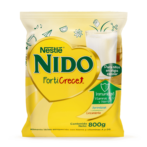 NIDO® Forticrece™ Alimento Lácteo en Polvo Enriquecido 800 g NIDO® Forticrece™ Alimento Lácteo en Polvo Enriquecido 800 g