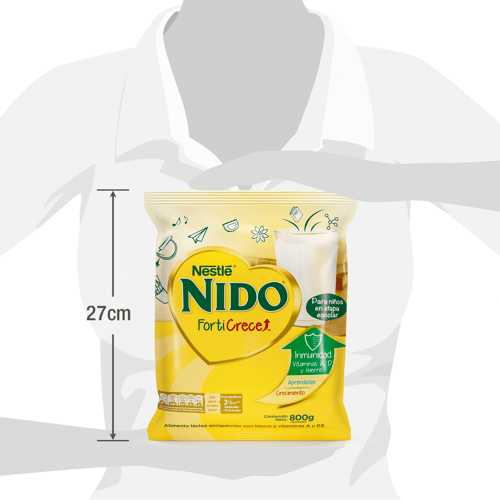 NIDO® Forticrece™ Alimento Lácteo en Polvo Enriquecido 800 g NIDO® Forticrece™ Alimento Lácteo en Polvo Enriquecido 800 g