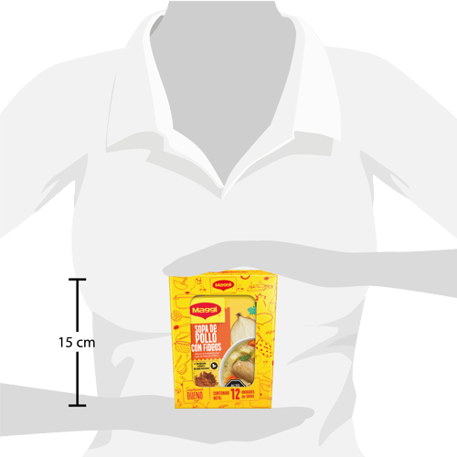 MAGGI® Sopa de Pollo con Fideos Display 12 Sobres de 62 g