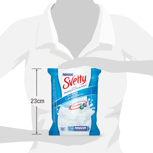 SVELTY® Leche Semidescremada en Polvo 400 g