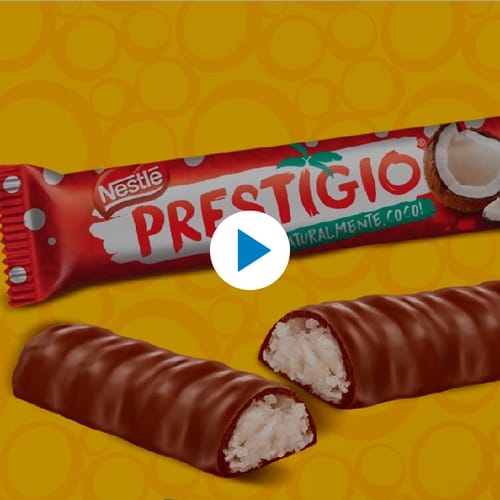 PRESTIGIO® Bombón Relleno con Coco Display 30 Unidades de 33 g